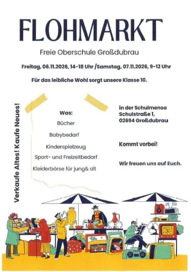 Flohmarkt - Freie Oberschule Großdubrau