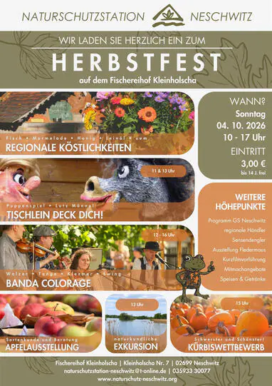 Herbstfest auf dem Fischereihofhof Kleinholscha