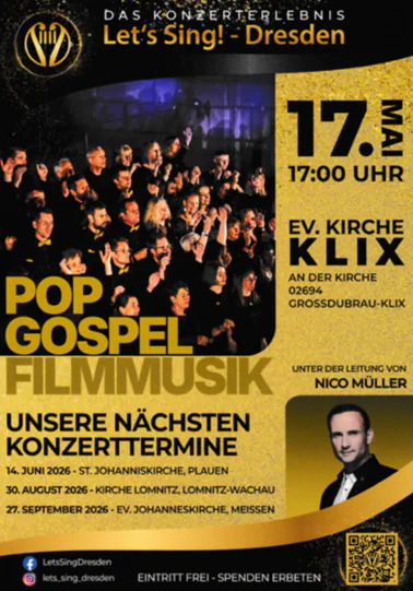 Dresdner Popchor Let’s Sing lädt zum Konzert ein